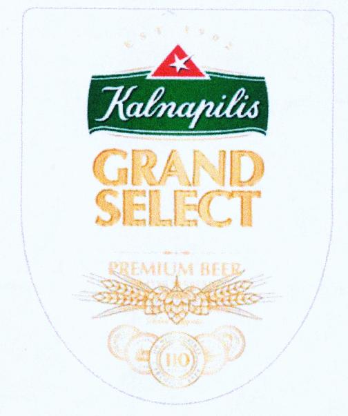 Prekės ženklas: Kalnapilis GRAND SELECT PREMIUM BEER
